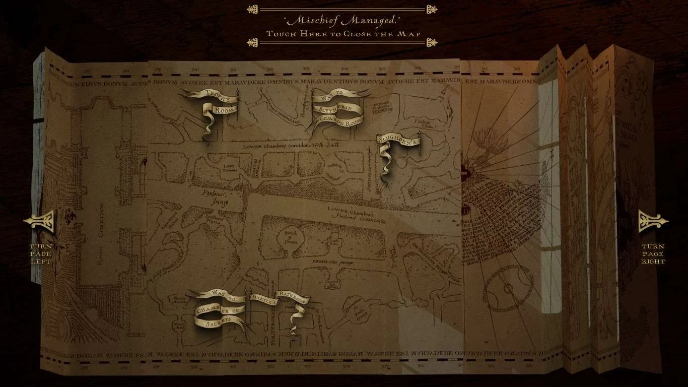 Marauder’s Map interactive exhibit